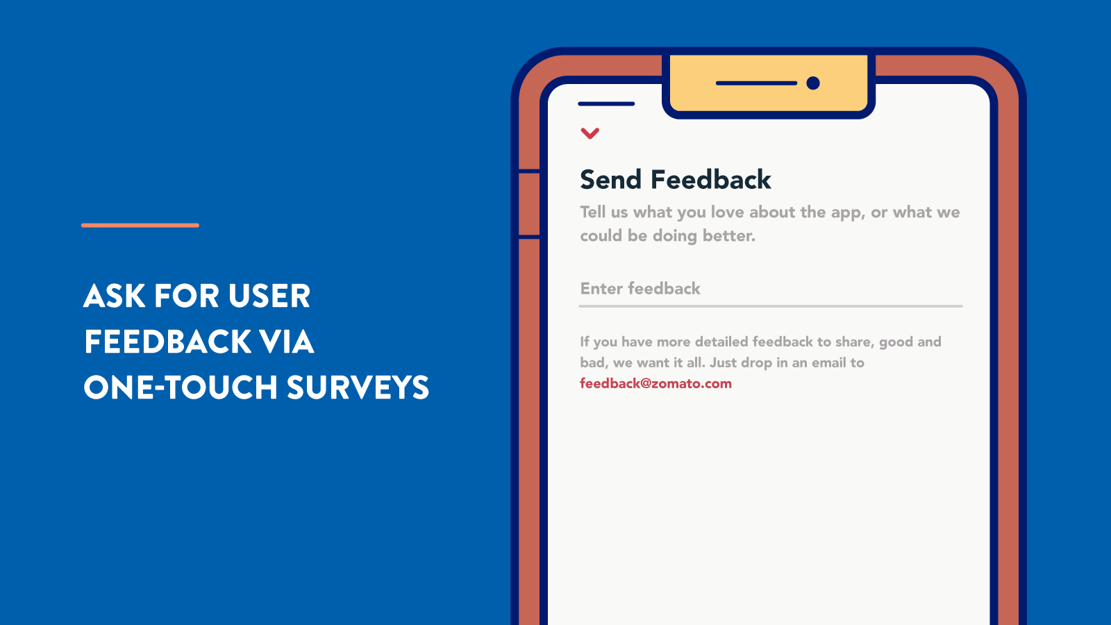 Personalization tip: Ask for User Feedback via One-Touch Surveys 